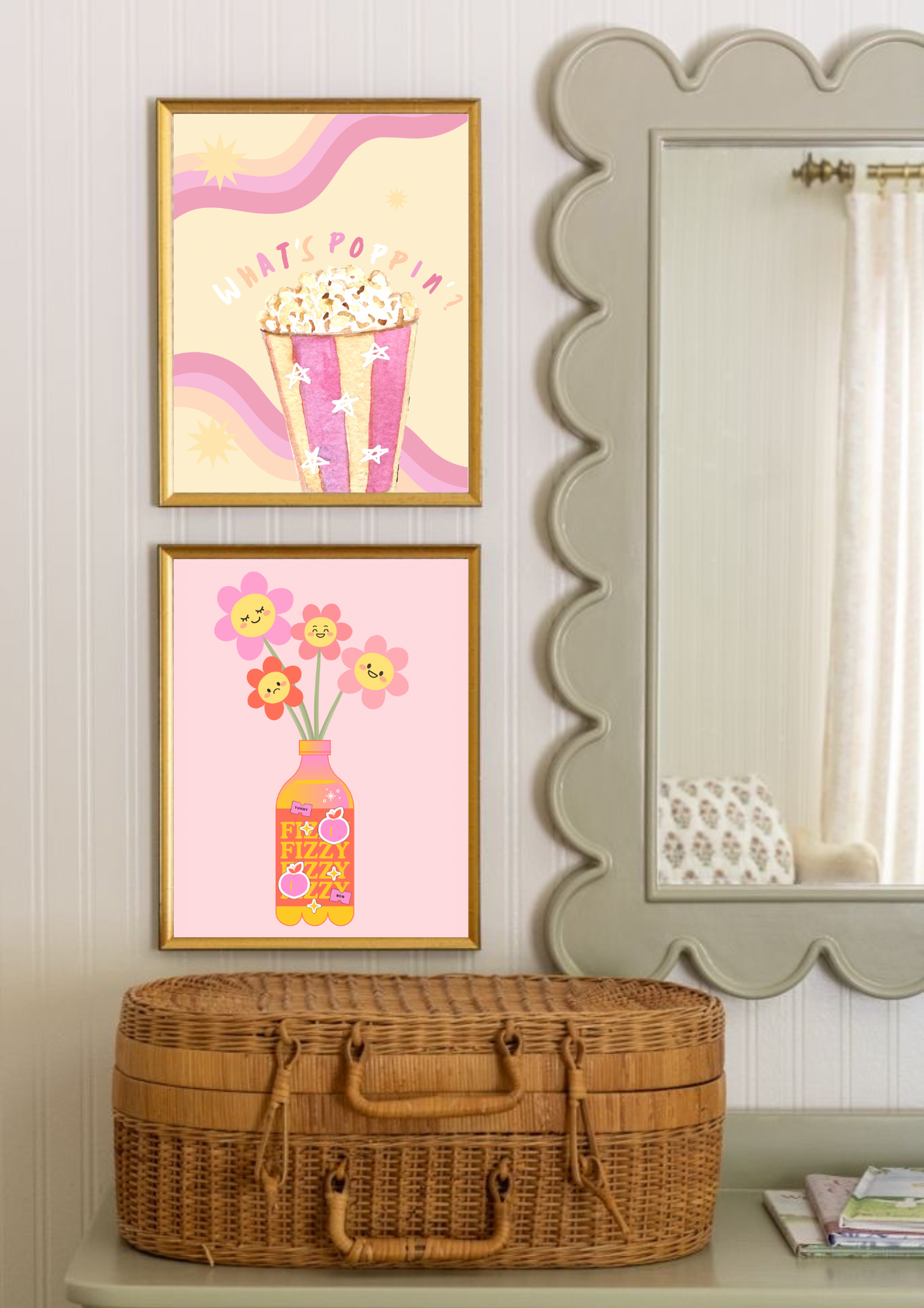 Flower Fizz Print