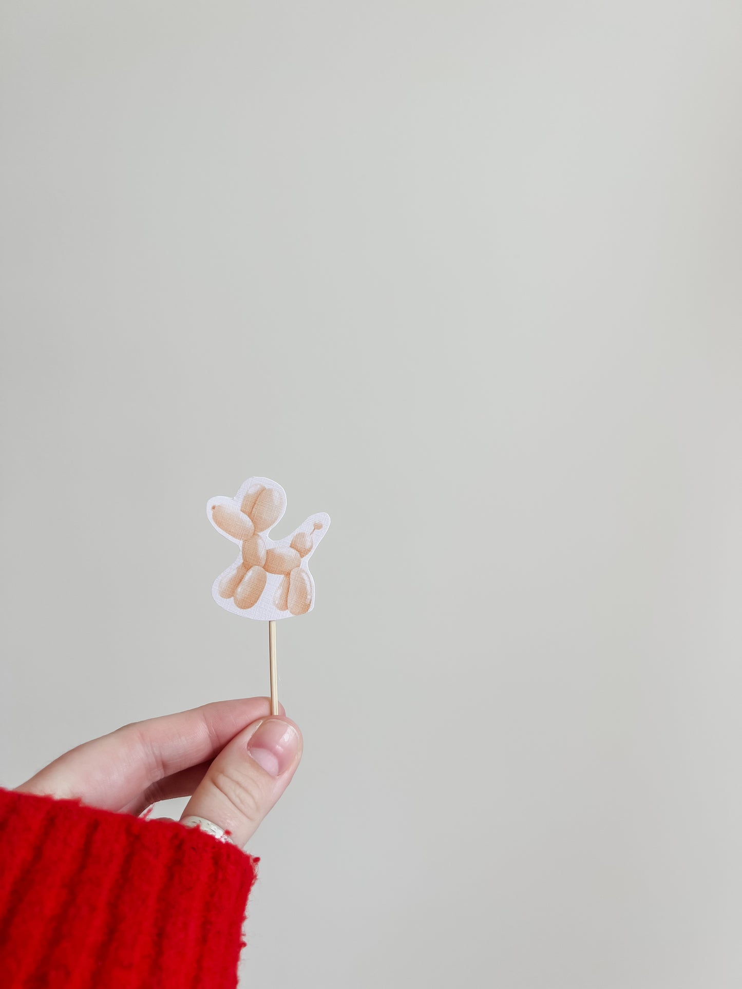 Pink Carnival Cupcake Toppers