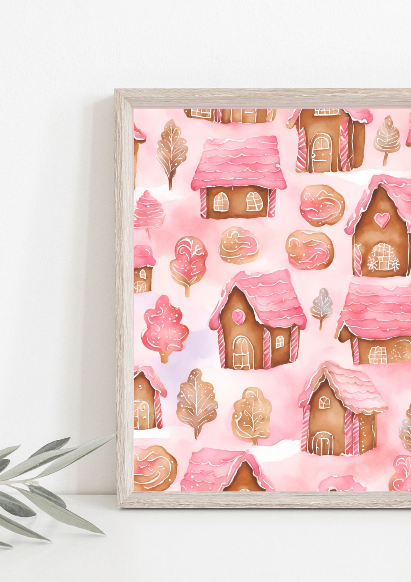 Gingerbread Lane Print