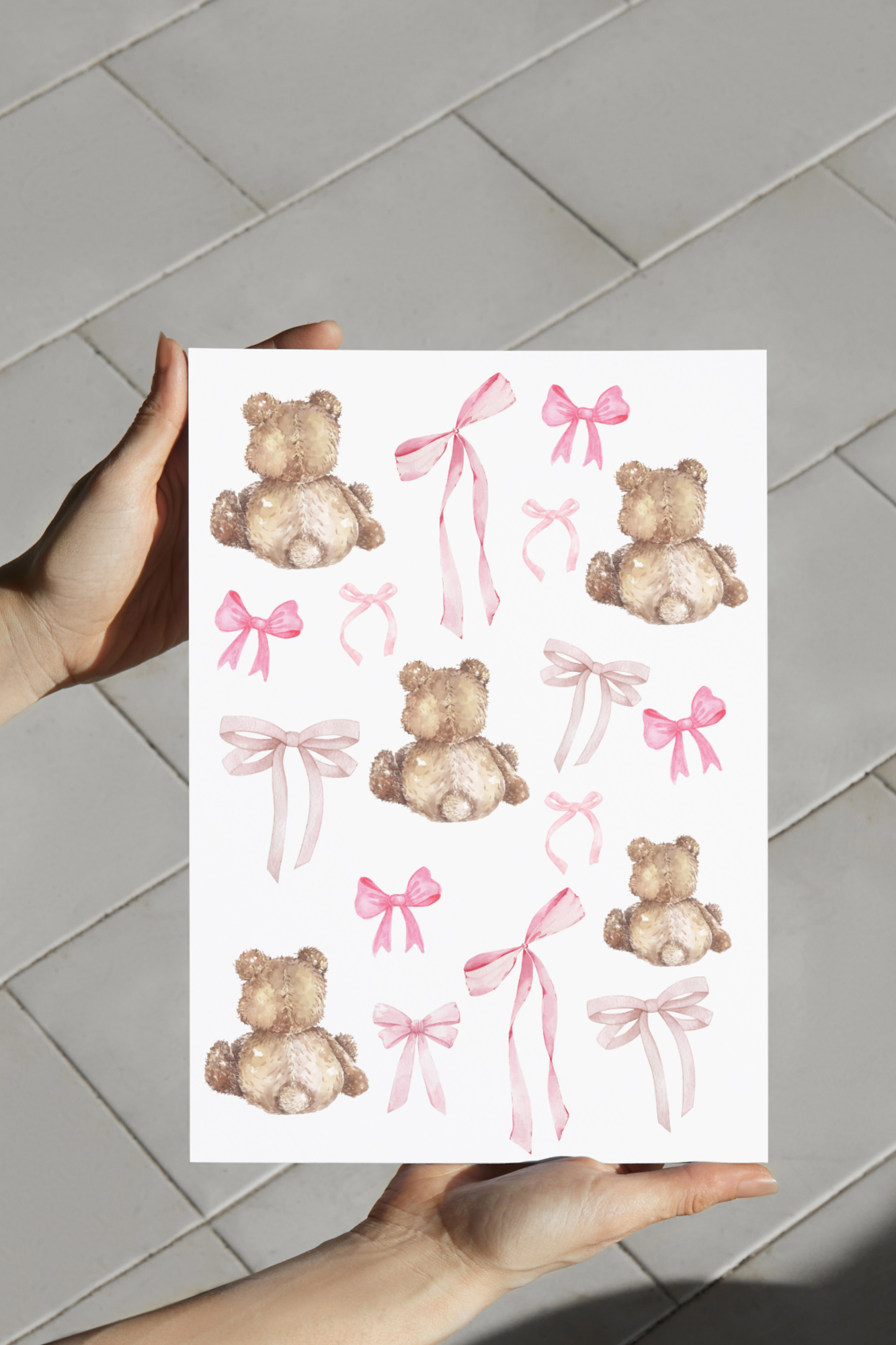 Bears & Bows Print