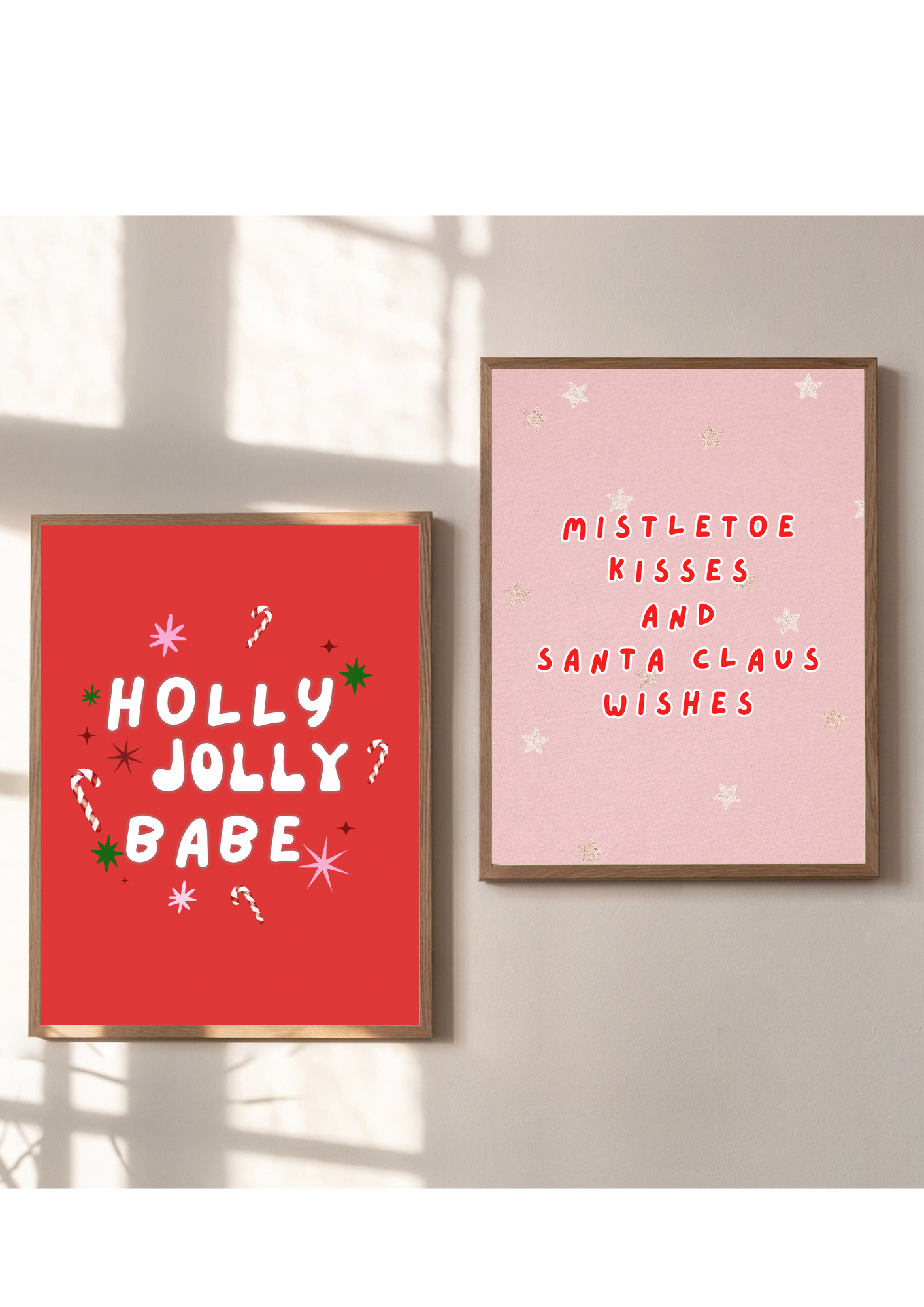 Holly Jolly Babe Print