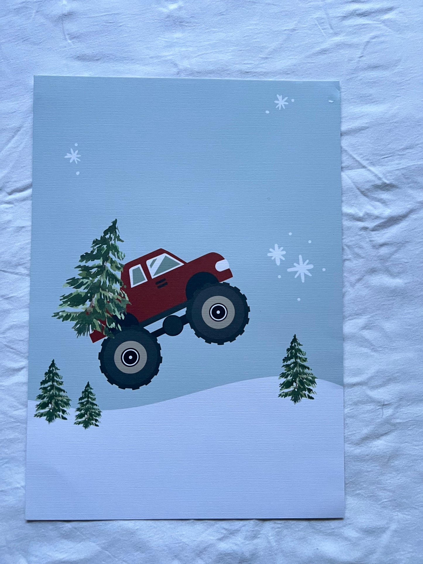 Monster Truck Print - SECONDS