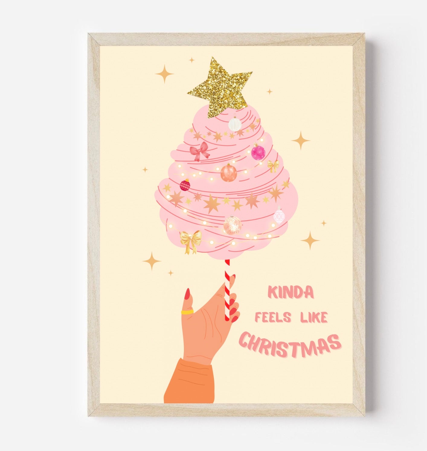 Candy Floss Tree Print