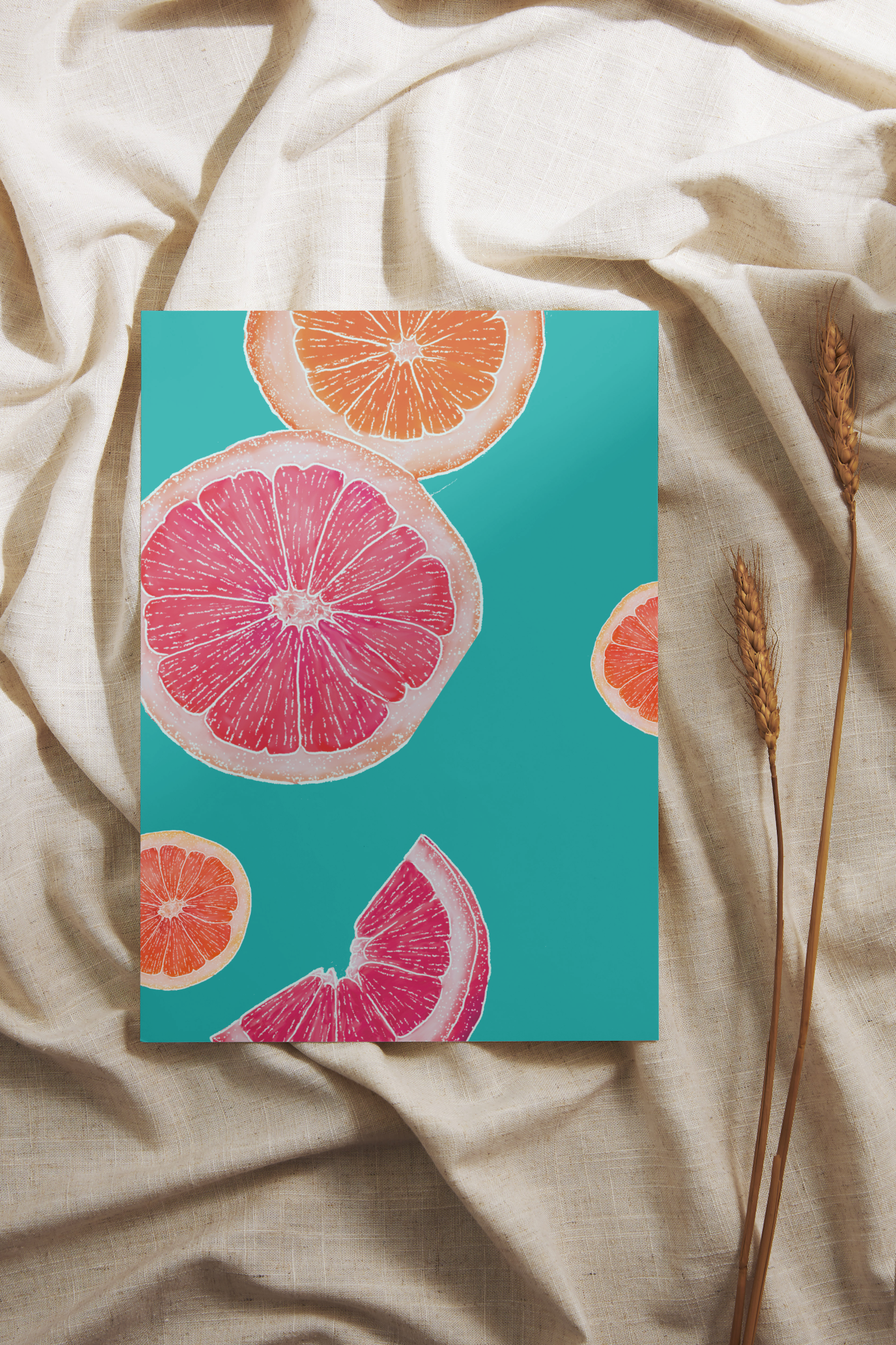 Citrus in the Lagoon Print