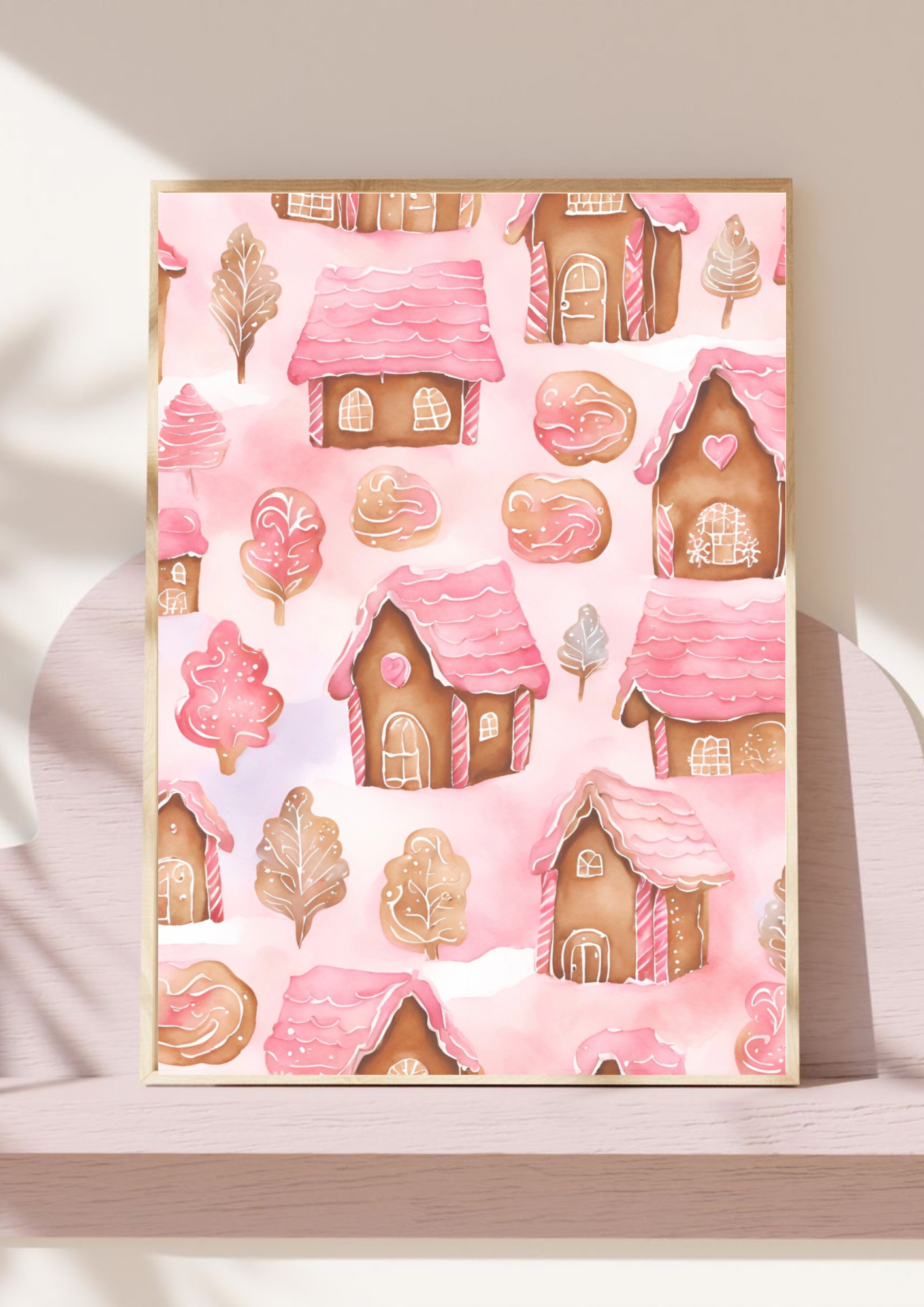 Gingerbread Lane Print