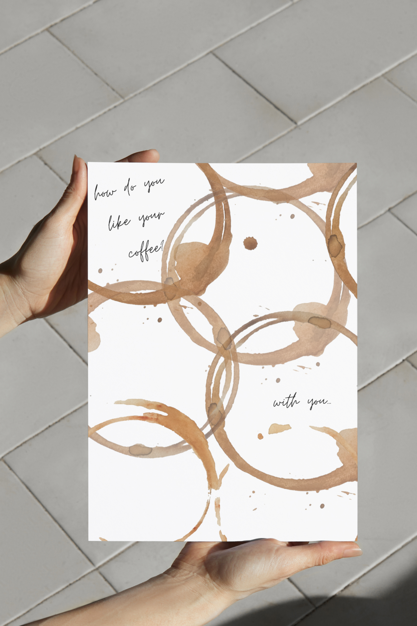 Coffee With You Print