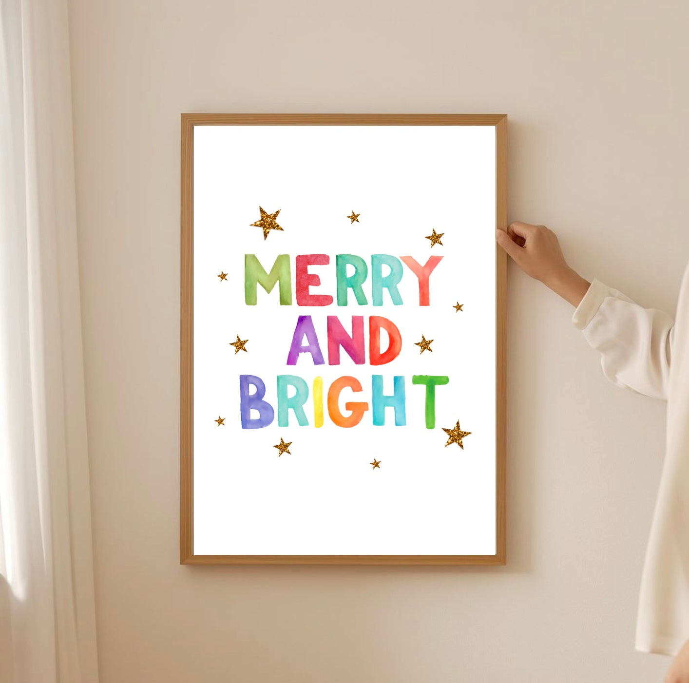 Merry and Bright Print