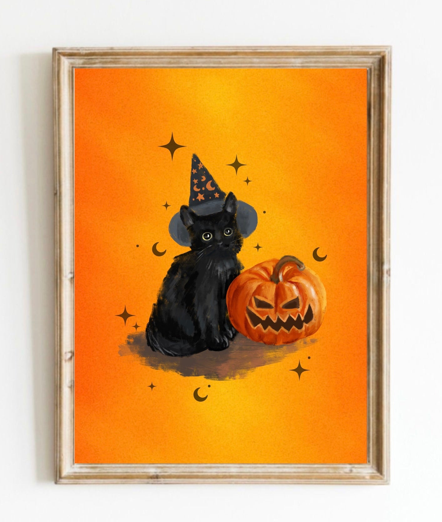 Spooky Cat Print