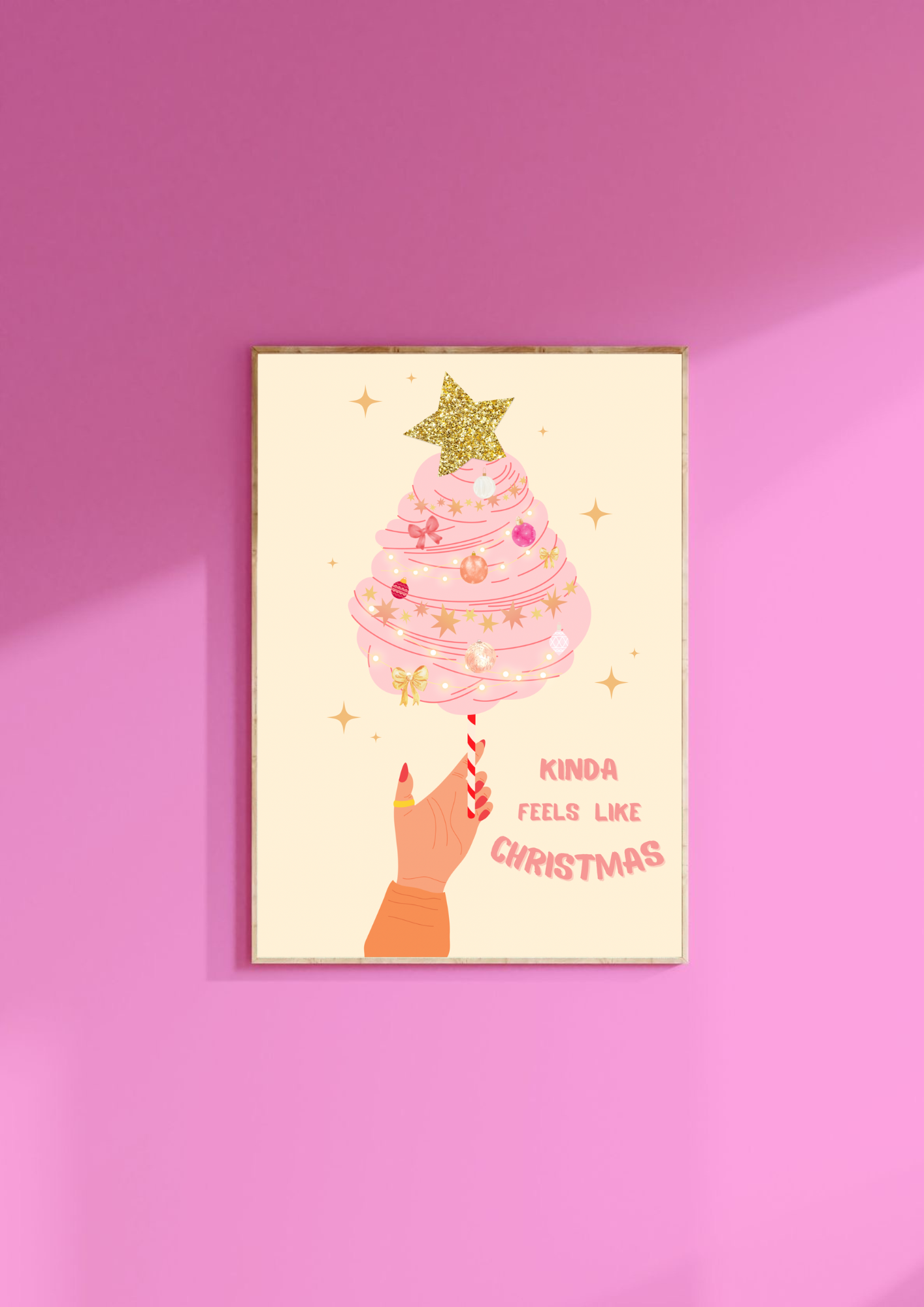 Candy Floss Tree Print