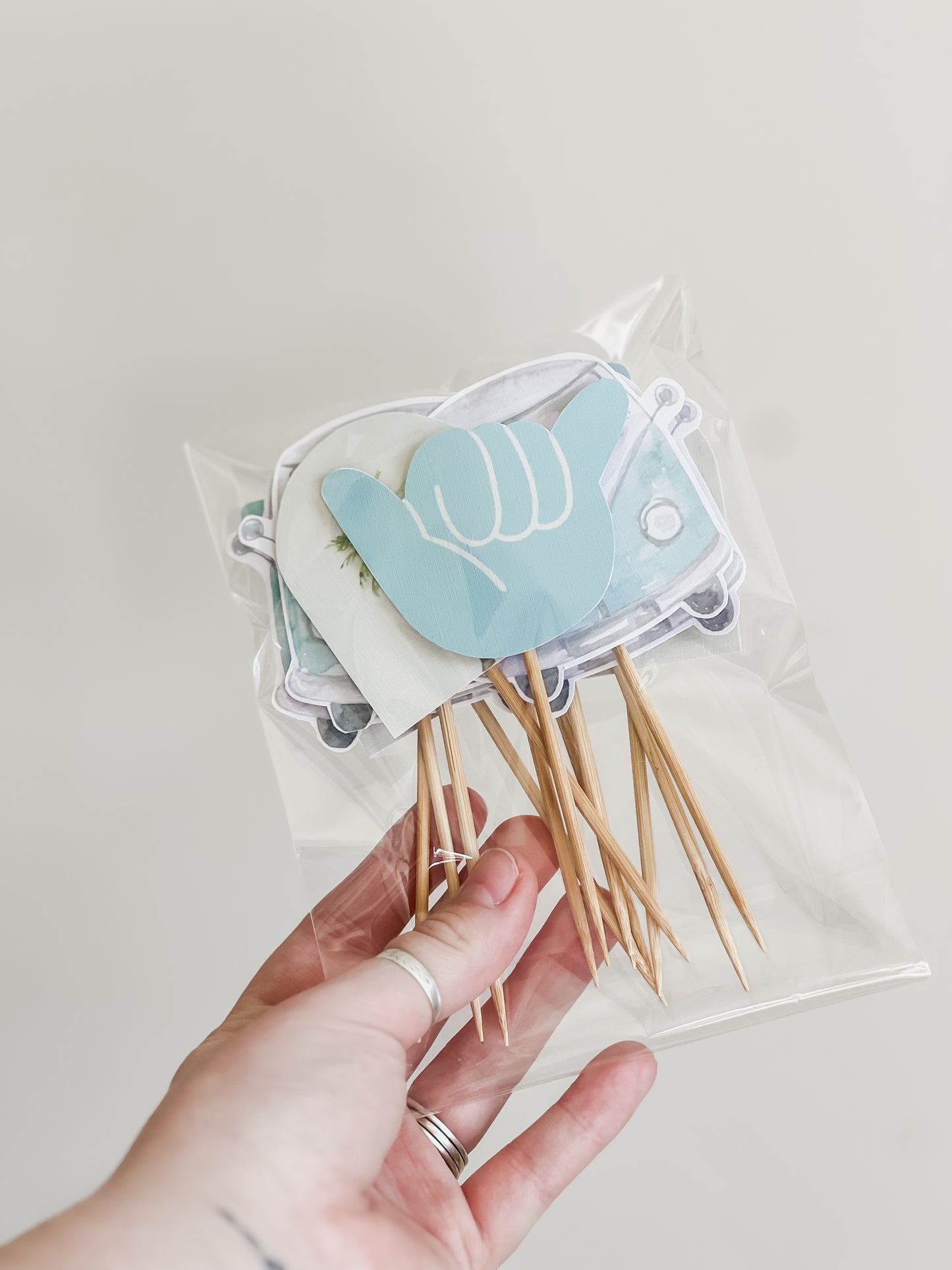 Costal Cupcake Toppers