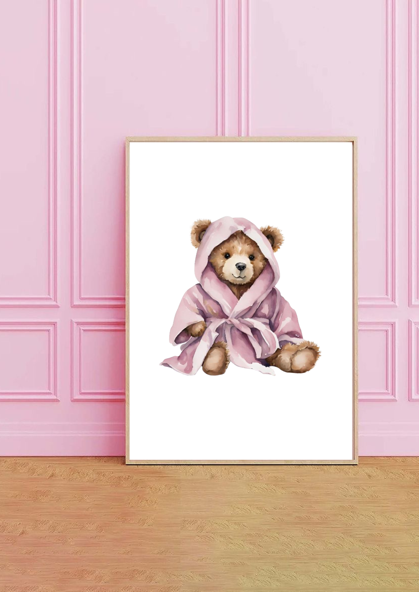 Snuggles The Bear Print