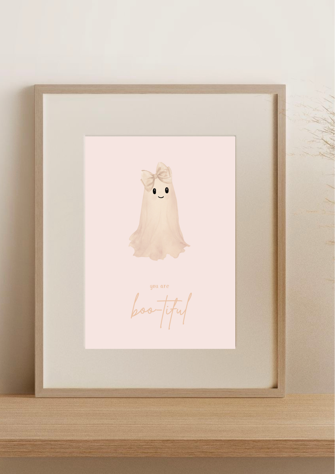 Boo-tiful Ghost Print