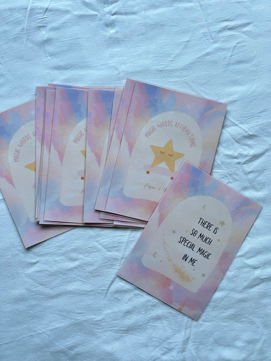 Magic Words Affirmations Cards -SECONDS