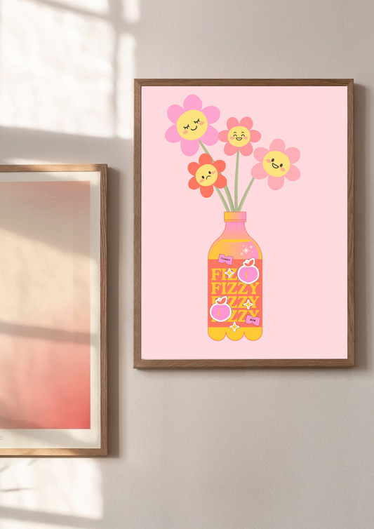 Flower Fizz Print