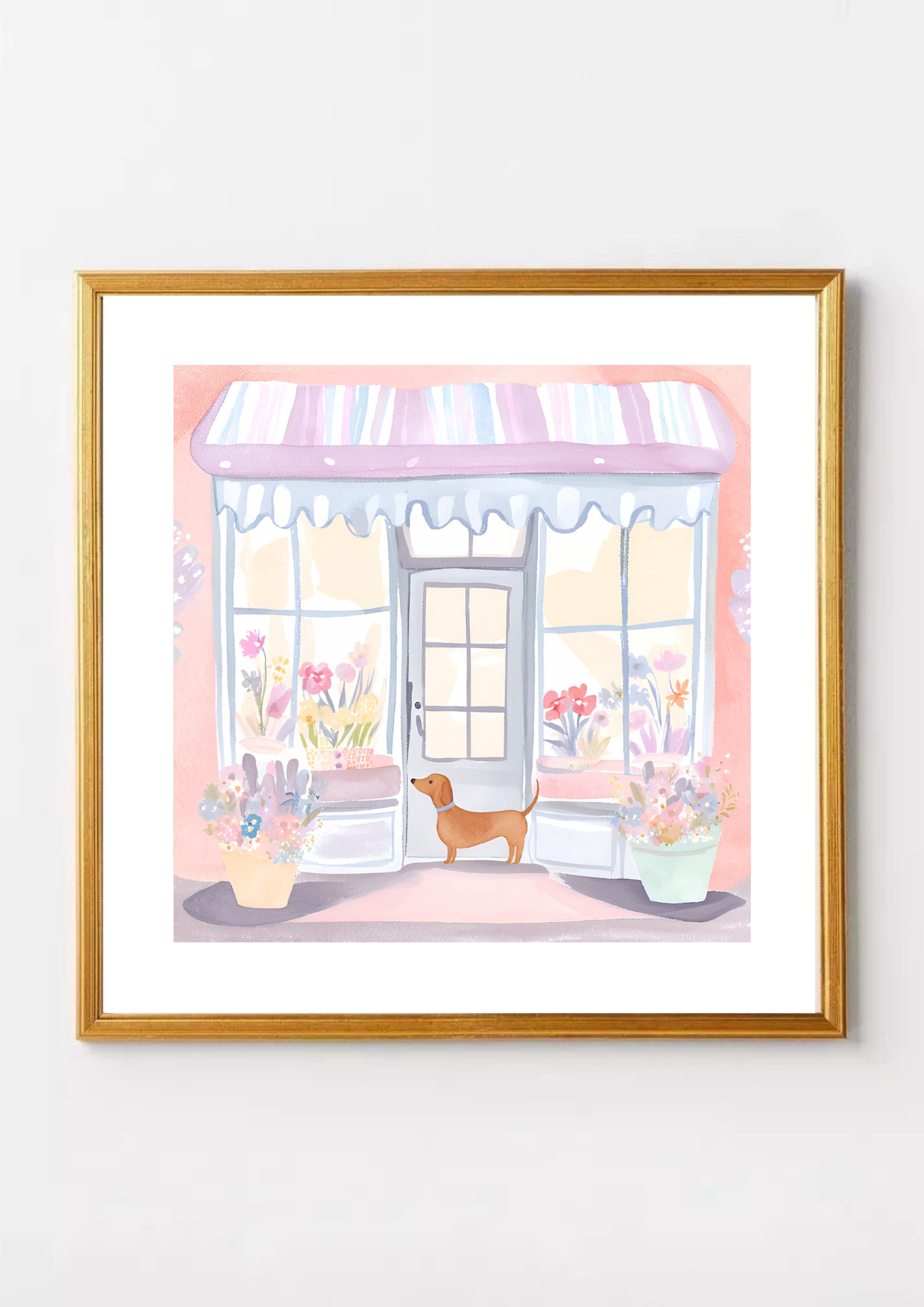 The Bookshop Pup Print