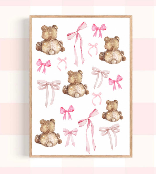 Bears & Bows Print