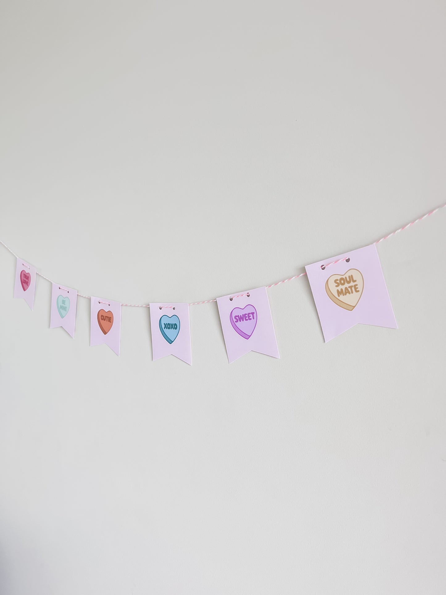 Candy Hearts Garland