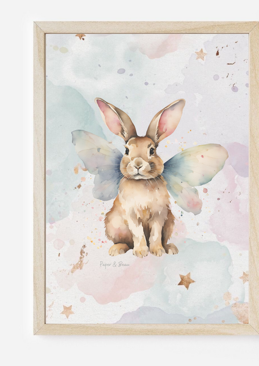 Fairy Bunny Print