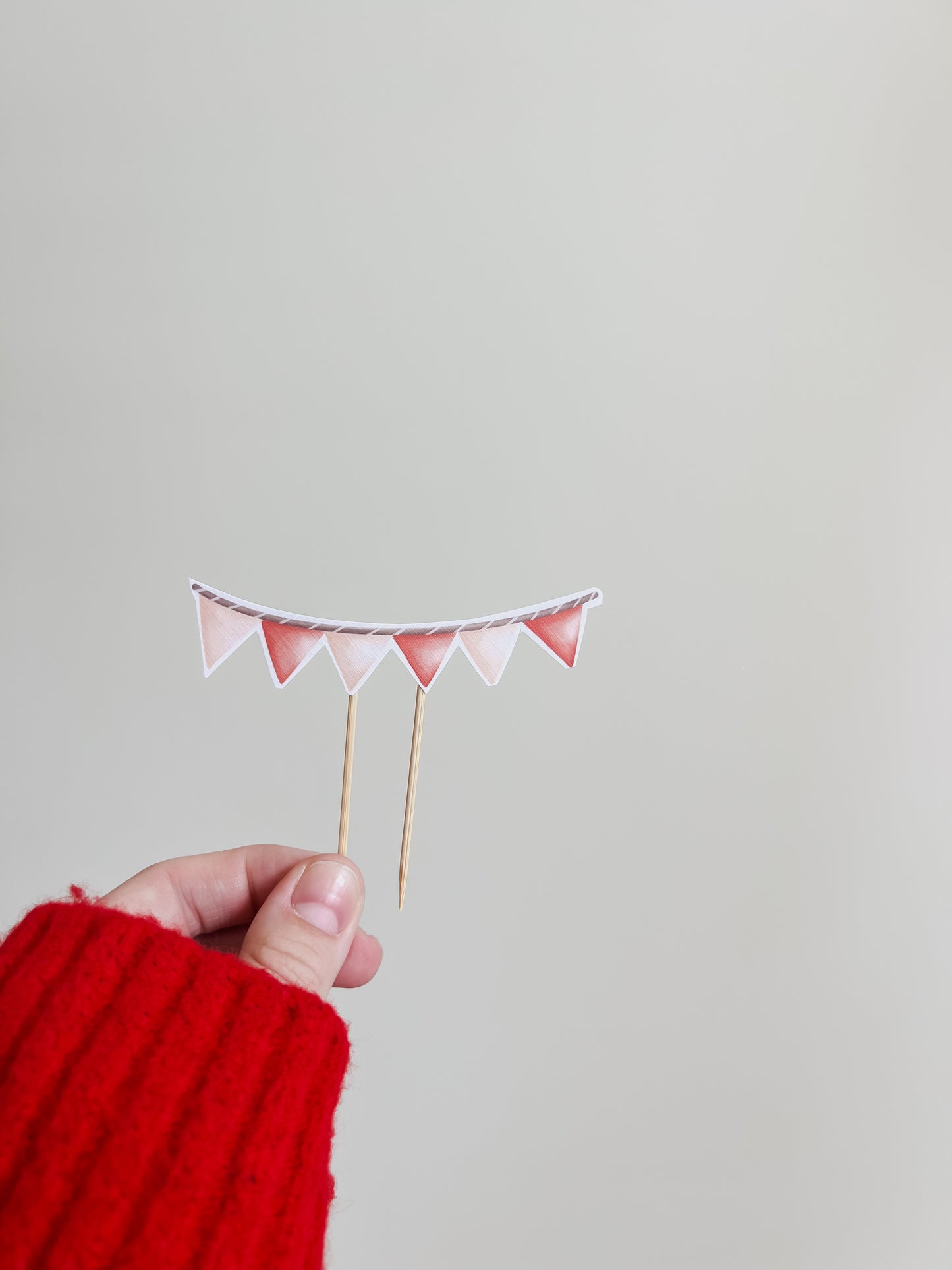 Blue Carnival Cupcake Toppers