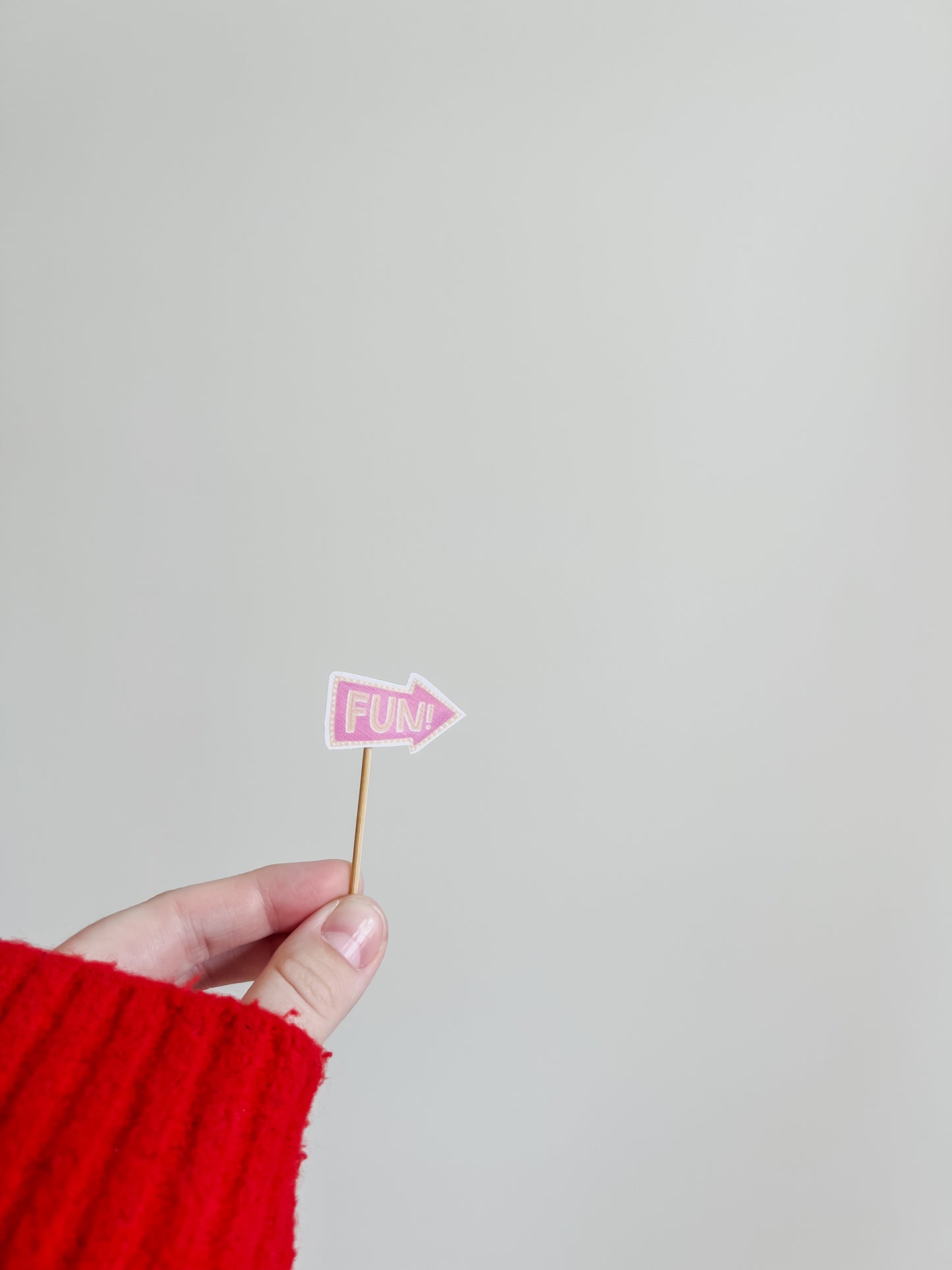 Pink Carnival Cupcake Toppers